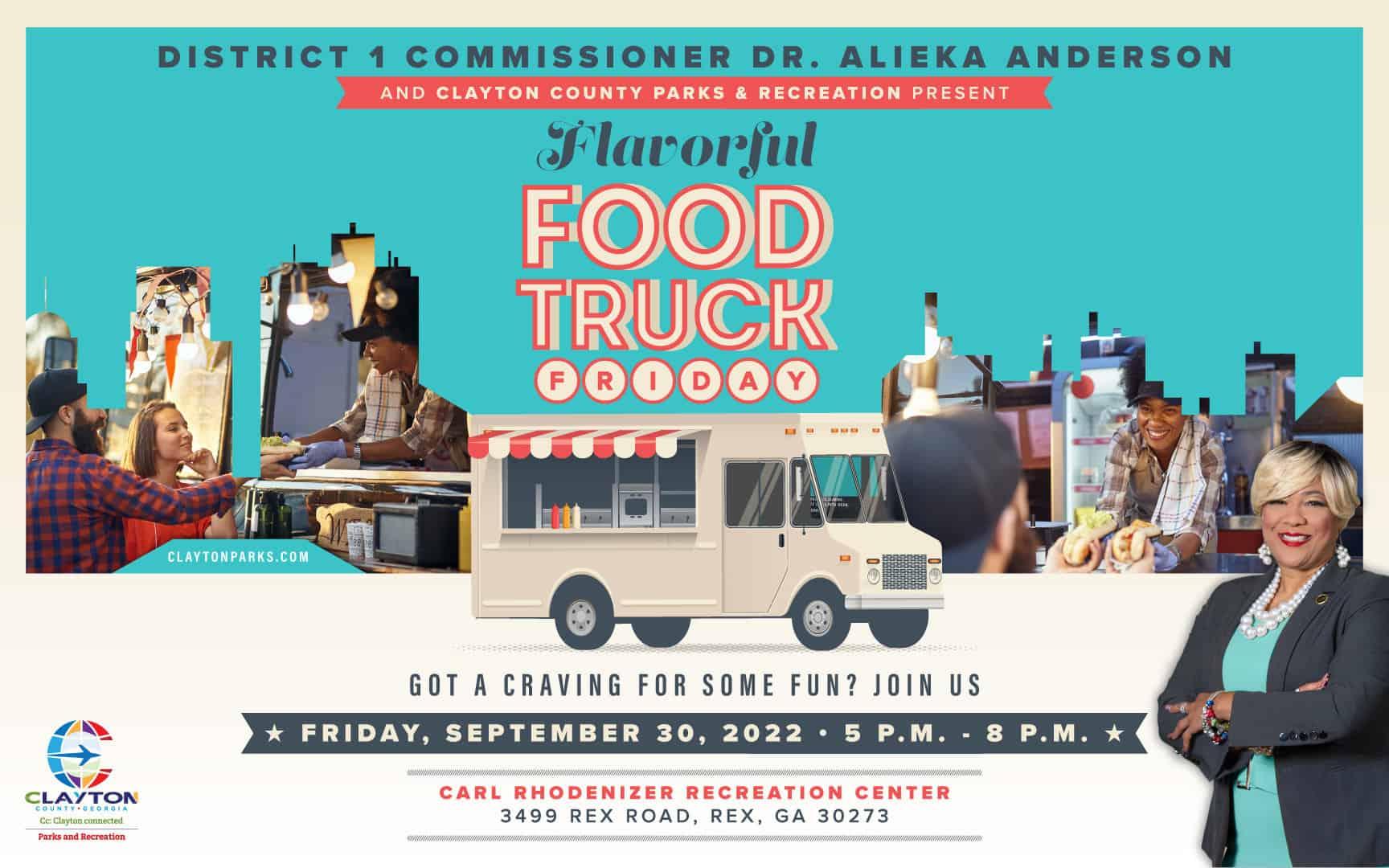 Flavorful Food Truck Friday Clayton County Parks