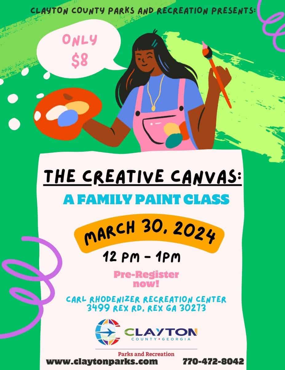 March Creative Canvas: A Family Paint Class