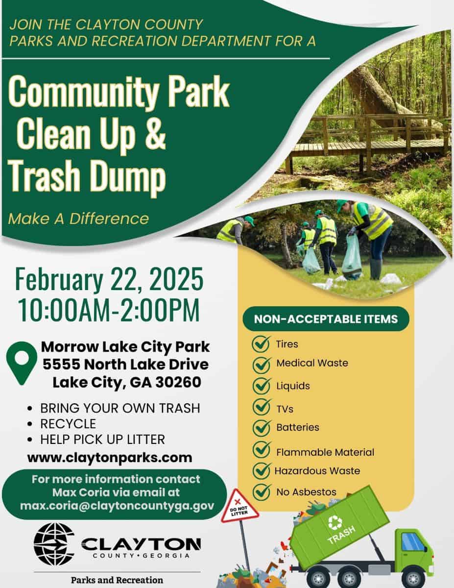 Community Clean Up and Trash Dump January 2025