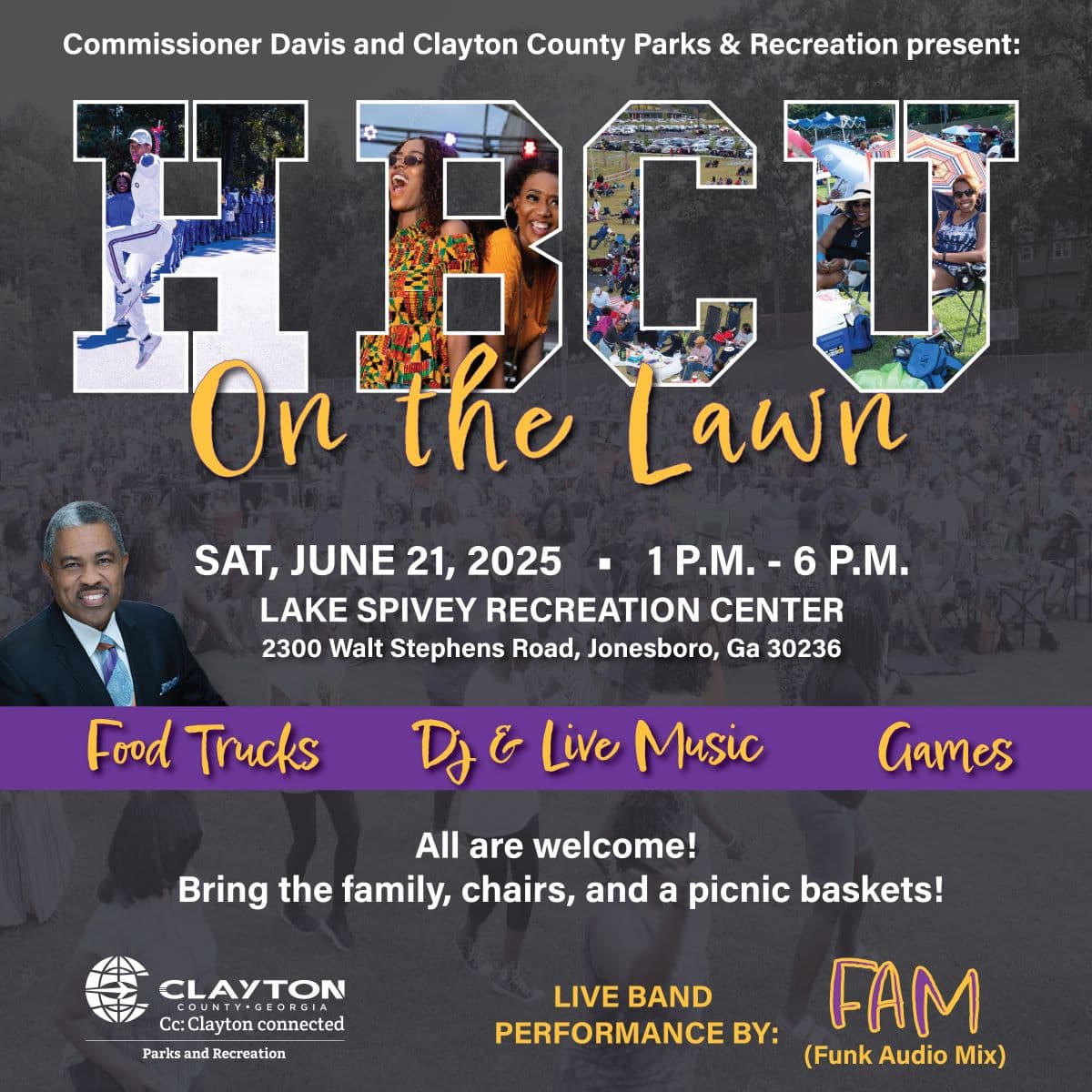HBCU on the Lawn flyer for June 21, 2025