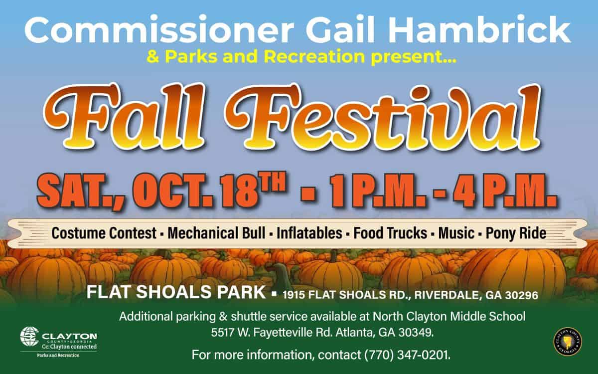 Fall Festival Saturday, October 18, 2025