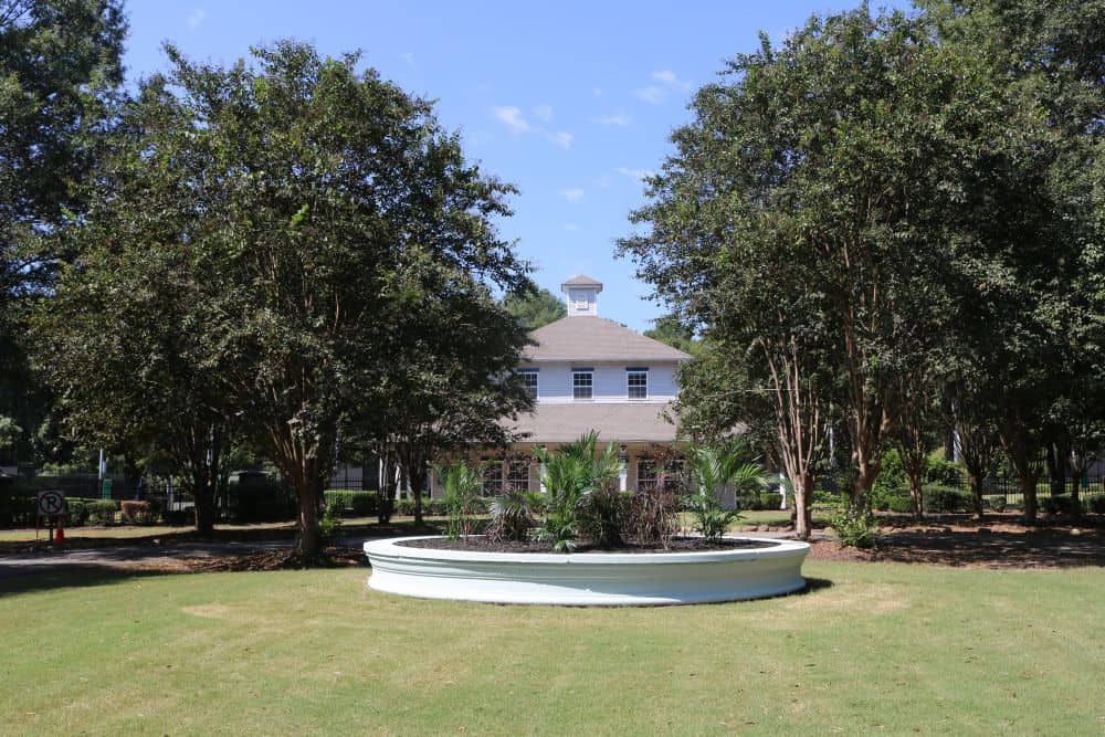 View of Tennis Center building