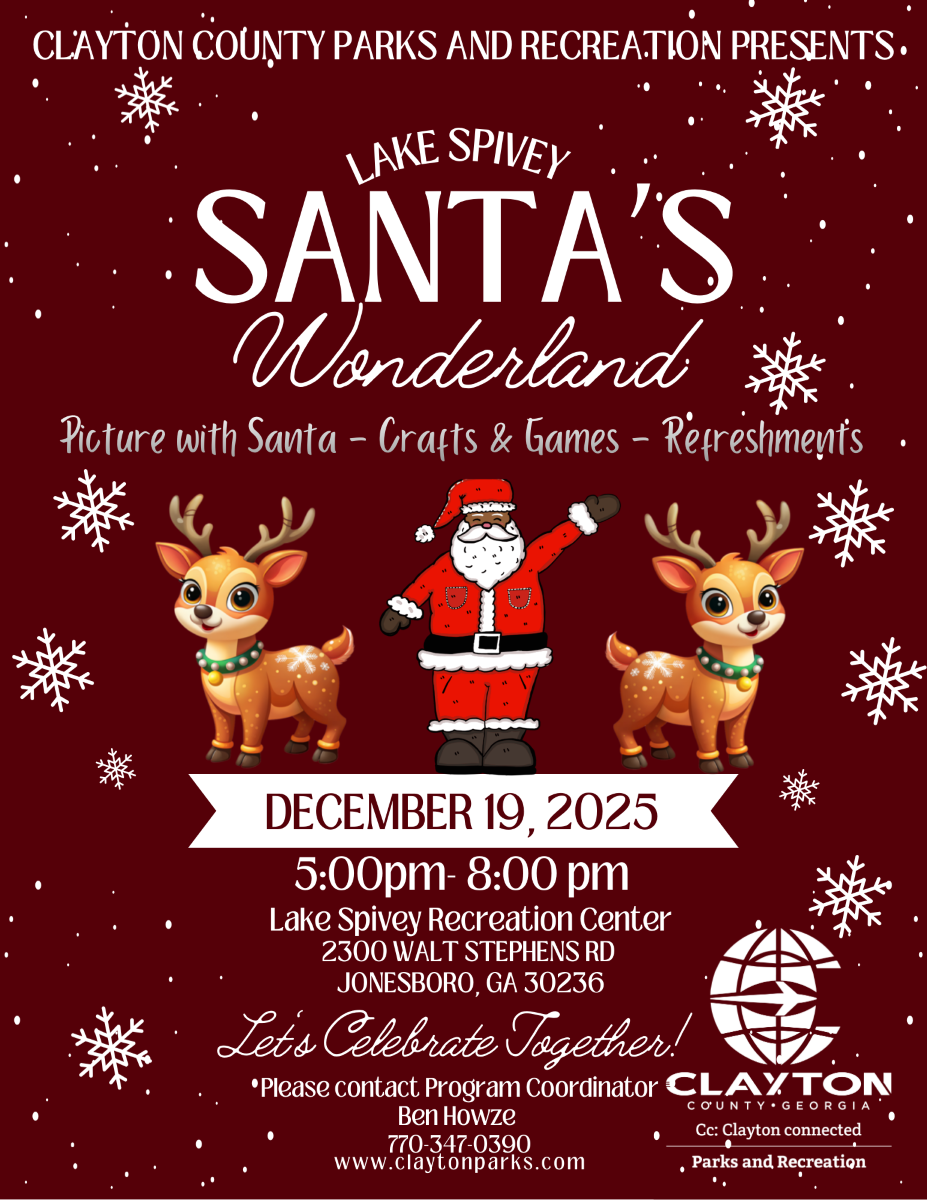 Lake Spivey’s Santa’s Wonderland Holiday flyer for December 2025