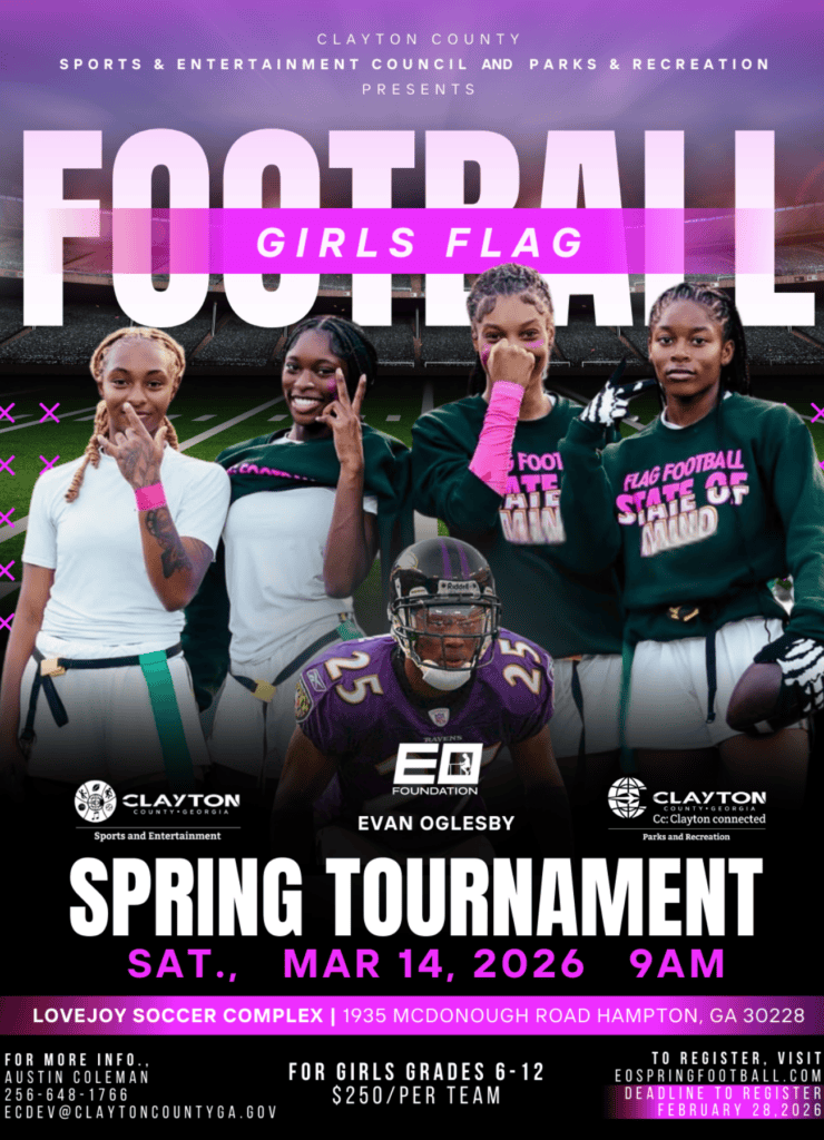 girls flag football spring tournament 2026 flyer