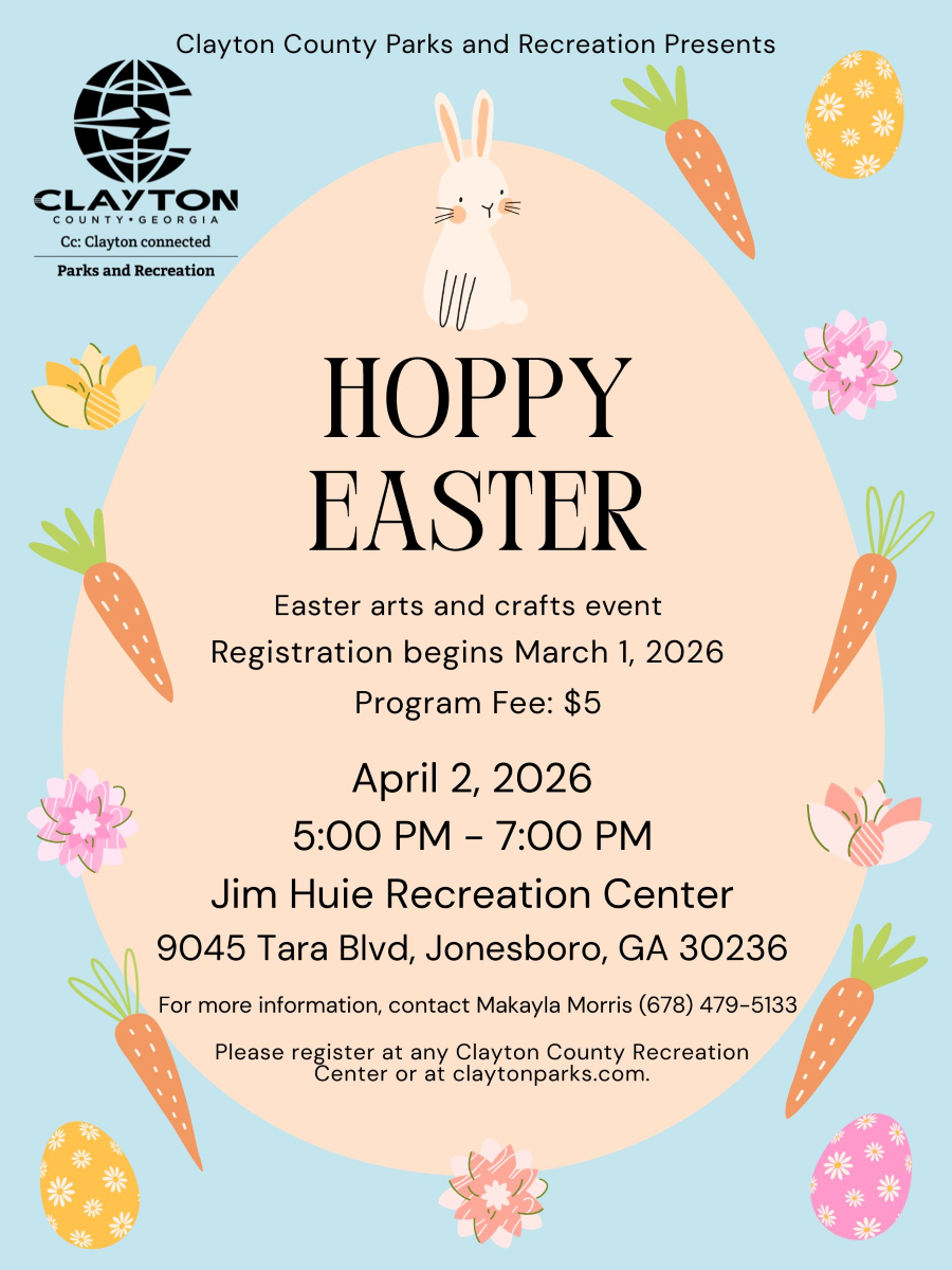 Hoppy Easter flyer April 2, 2026