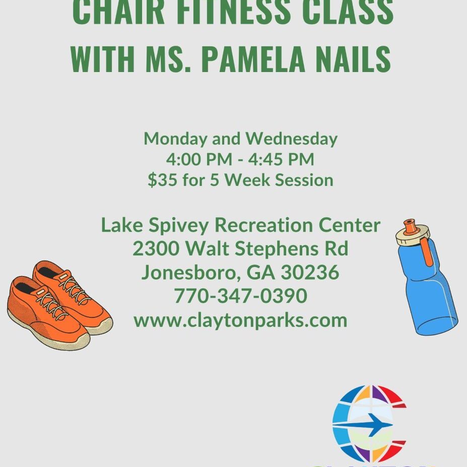 Chair Fitness Class Flyer