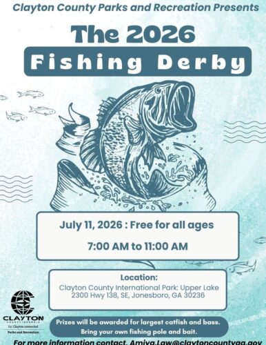 Fishing Derby flyer July 11, 2026