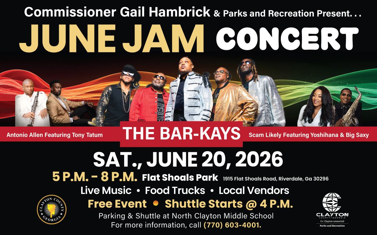 June Jam Concert June 20, 2026 flyer