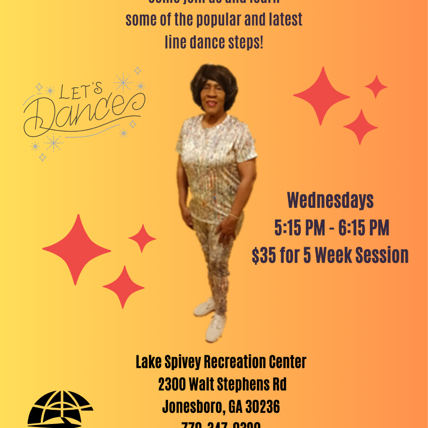 Marthas Line Dancing Flyer - 5 week session Class May 2026