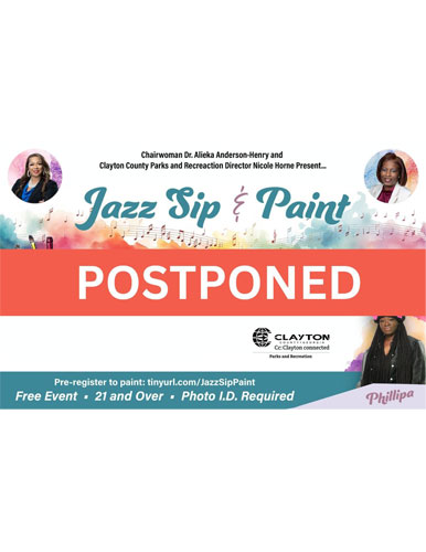 Jazz Sip and Paint Postponed