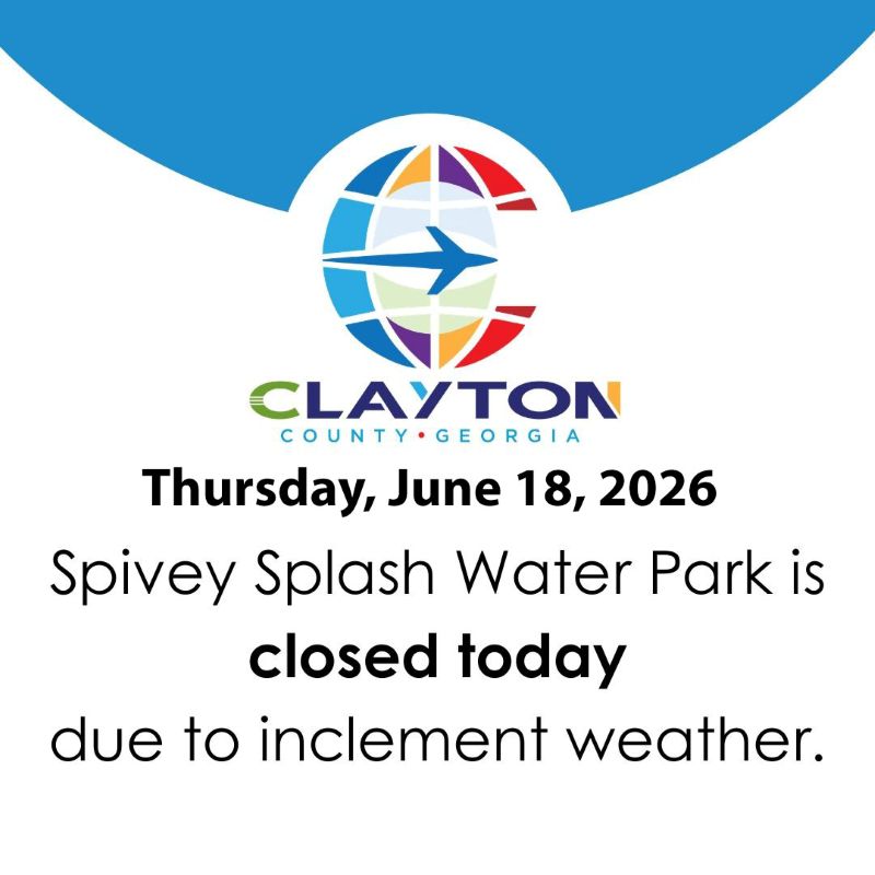 Spivey Splash Water park is closed June 18, 2026