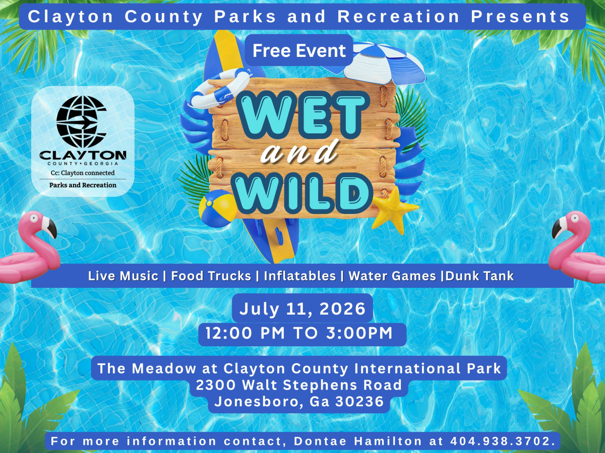 Wet and Wild! June flyer