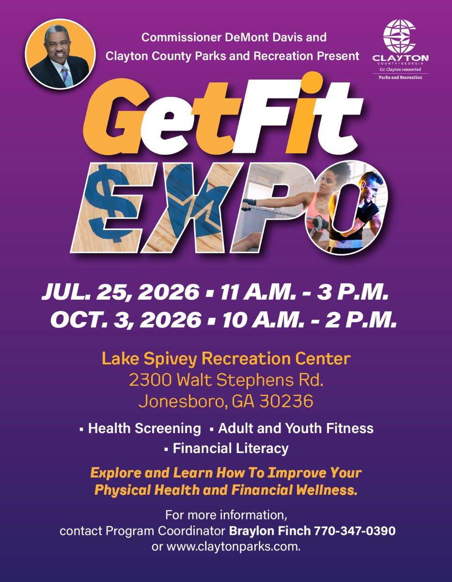 Get fit expo flyer for July and August 2026