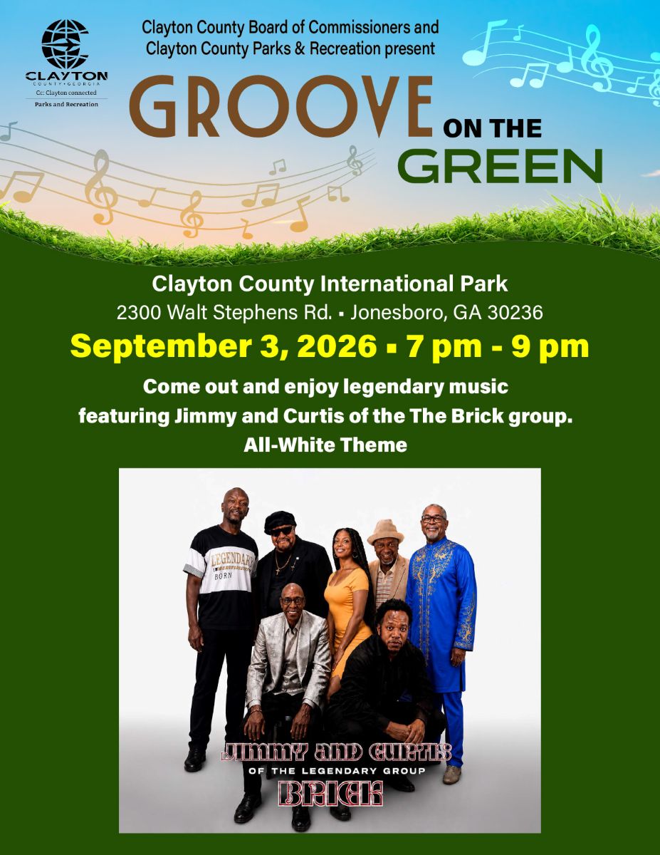 Groove on the Green Thursday, September 3, 2026 flyer
