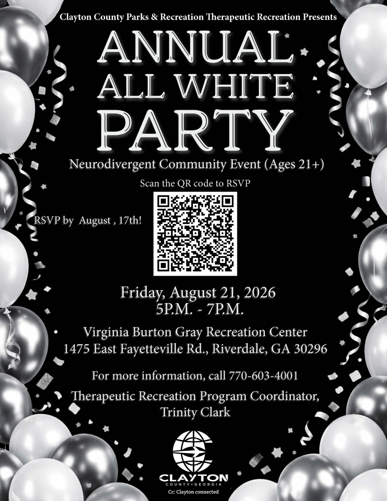 Annual All White Party flyer