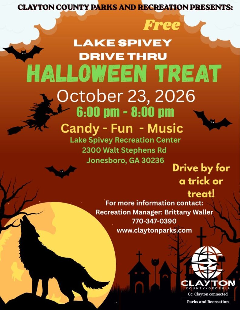 Lake Spivey Drive-thru Halloween Treat September flyer 2026